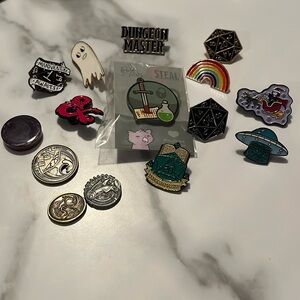 D&D and related pins